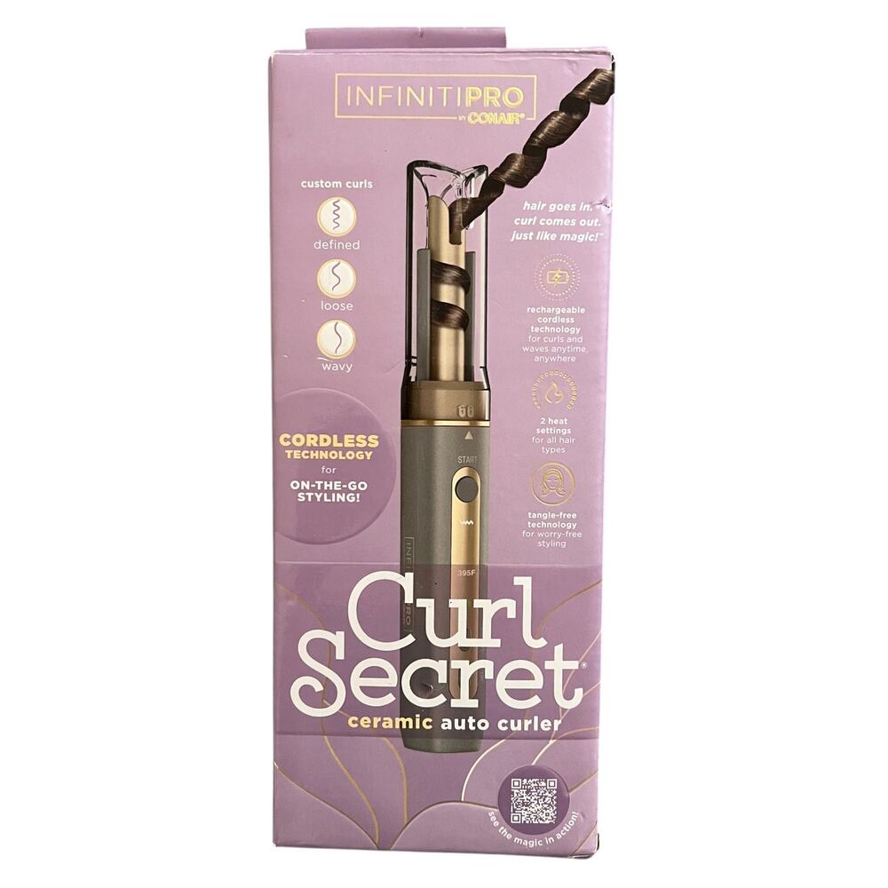 InfinitiPRO by Conair Mini Curl Secret Ceramic Auto Hair Curler - 1/2"